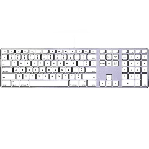 Apple USB Wired Aluminum Numeric Keyboard, Model No. A1243. - Picture 1 of 7